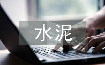 水泥企業(yè)工作總結(jié)