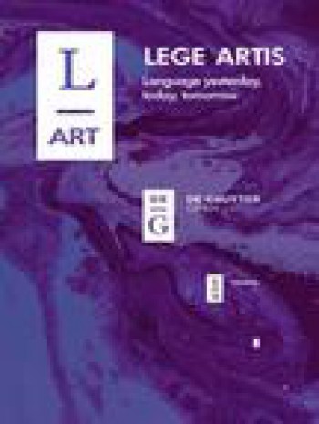 Lege Artis-語言 昨天 今天 明天