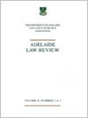 阿德萊德法律評(píng)論